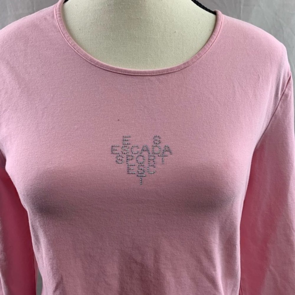 Escada 3/4 sleeve T Shirt. - Picture 2 of 6